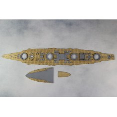 1/350 Soviet Battleship Marat Wooden Deck Set for Zvezda kit #9052