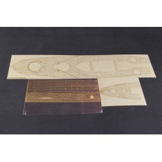 1/350 French Navy Strasbourg Battleship Wooden Deck w/Railing PE for Hobby Boss #86507
