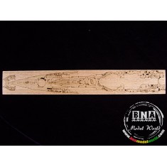 1/700 IJN Kongo 1944-Full hull Wooden Deck for Fujimi kit #420189