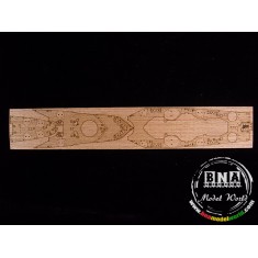1/700 French Battleship Richelieu 1946 Wooden Deck for Trumpeter kit #05751