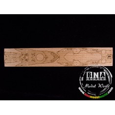 1/700 French Battleship Jean Bart 1955 Wooden Deck for Trumpeter #05752