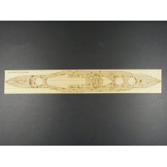 1/700 HMS Barham 1941 Wooden Deck for Trumpeter kit #05798