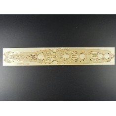 1/700 Japanese Battleship Ise Wooden Deck set for Hasegawa #49117 kit