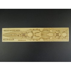 1/700 Japanese Aircraft Battleship Ise Wooden Deck set for Hasegawa 119 kit