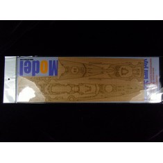 1/400 DKM Tirpitz Wooden Deck for Heller kit #81079