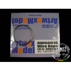 Stainless Steel Wire Rope (Diameter: 0.5mm, Length: 100cm)