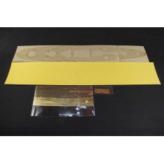 1/350 French Strasbourg Wooden Deck w/Masking Sheet & PE for Hobby Boss kit #86507