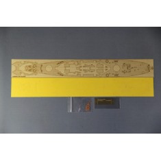 1/700 USS Iowa BB-61 Wooden Deck w/Masking Sheet & Photoetch for Tamiya #31616 kit
