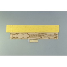 1/700 IJN Kongo 1944 (Full Hull) Wooden Deck w/Masking Sheet & Photoetch for Fujimi 420189