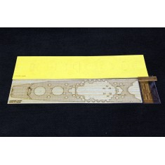 1/700 Super Battleship No.25 Yamato Wooden Deck w/Masking & PE Sheets for Aoshima #05123
