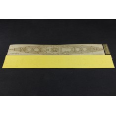 1/700 KM Bismarck Wooden Deck w/Masking Sheet & PE for Meng Model #PS003