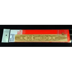 1/700 Japanese Navy Battleship Mutsu Wooden Deck for Aoshima kit #045091