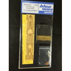 1/700 Japanese Kashii Wooden Deck w/Masking & Planking Mask PE  for Aoshima kit #045435
