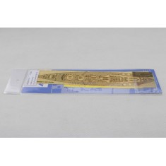 1/700 HMS Rodney Wooden Deck w/Paint Masks & PE for Trumpeter kit #06718