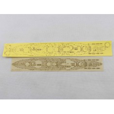 1/700 HMS Iron Duke 1941 Wooden Deck and Mask for Flyhawk #FH1312S
