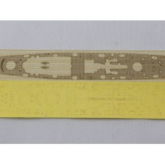 1/700 USS Hawaii CB-3 Wooden Deck with Masking for Trumpeter 06740