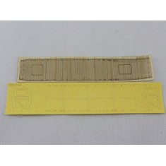 1/700 US Escort Garrier CVE-9 BOGUE Wooden Deck with Masking for Tamiya 31711