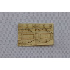 1/350 German Z-32 Destroyer Wooden Deck for Dragon 1065