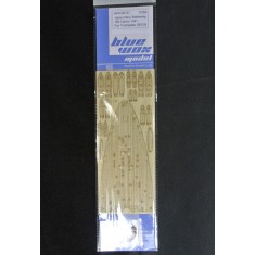 1/350 Italian Navy Battleship RN Littorio 1941 Wooden Deck for Trumpeter kit #05319