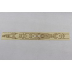 1/700 USS New Jersey BB-62 1945 Wooden Deck for VEE Hobby 57002