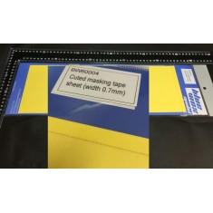 Cuted Masking Tape Sheet (width 0.7mm) 