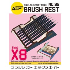 Brush Rest for 8 Short, Thick Brushes