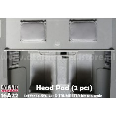 1/16 SdKfz 251D Head Pad for Trumpeter kit (2pcs)
