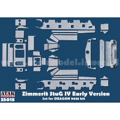 1/35 Zimmerit for SdKfz.163 StuG IV [Early] for DRAGON