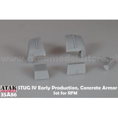 1/35 Surmgeschutz IV Early Production Concrete Armour for Rye Field Model