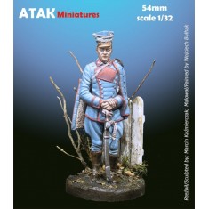 54mm Scale WWI Belina Uhlans Officer 1915