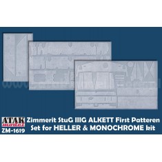 1/16 StuG IIIG (Alkett #1) Zimmerit for Trumpeter/Heller kit