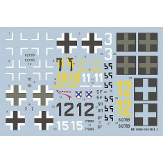 Decals for 1/48 Messerschmitt Bf 109G-10 Collection
