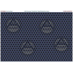 Decals for 1/32 WWi German "Naval Hex" Hand Painted On Linen (Clear Decal)