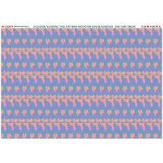 1/32 (White Decal) 5 Colour Lozenge Full Pattern Width for Lower Surfaces (Factory Fresh)
