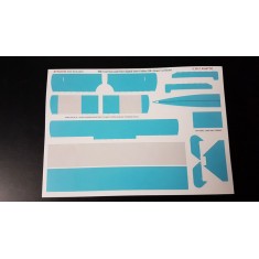 1/32 (Clear Decal Paper) WWi German Pale Blue Doped Linen "Fokker Dr.i" (Lower Surfaces)
