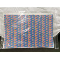 1/32 Lower Surface 5 Colour "Lozenge" Joined Bolts Decals (Same Direction)