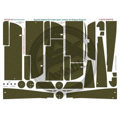 1/32 (Clear Decal Paper) Sopwith Dolphin Pc10 (Late) Upper Surfaces for Wingnut Wings