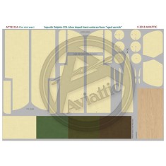 1/32 Sopwith Dolphin Cdl (Clear Doped Linen) Aged Varnish Undersurfaces for Wingnut Wings