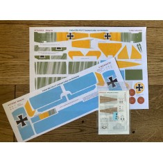 1/32 Fokker DR.I 454/17  Ltn. Lothar von Richthofen scheme A Decals for Meng kits