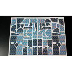 1/48 Albatros Dva 5 Colour for Flying Surfaces (Blue & Pink Tapes) Decals for Eduard