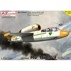 1/72 Heinkel He 162S-9 ''V-Tail Jet'' Fighter