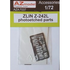 1/72 Zlin Z-242L Instrument Panel and Seatbelts Photo-etched parts