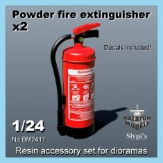 1/24 Powder Fire Extinguisher (Height: 2.5cm)
