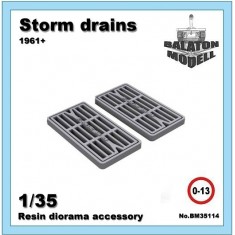 1/35 Storm Drains 1961+ (2pcs, each length: 2.4cm)