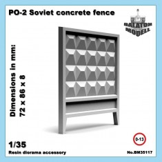 1/35 PO-2 Concrete Fence (2pcs)