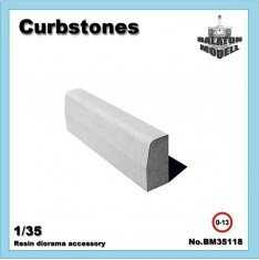 1/35 Curbstones (10pcs, each Length: 2.5cm)