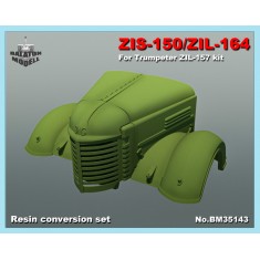 1/35 ZIS-150/ ZIL-164 Truck Hood Grill and Fenders for Trumpeter kit ZIL-157