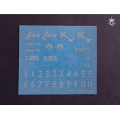 1/35 Soviet Civilian Vehicles Water-slide Decal Set No.3
