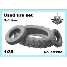 1/35 Worn Tyres Set (3x1)