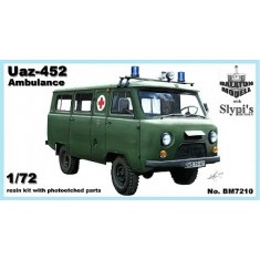 1/72 UAZ-452 Ambulance Resin kit (Length: 6cm)